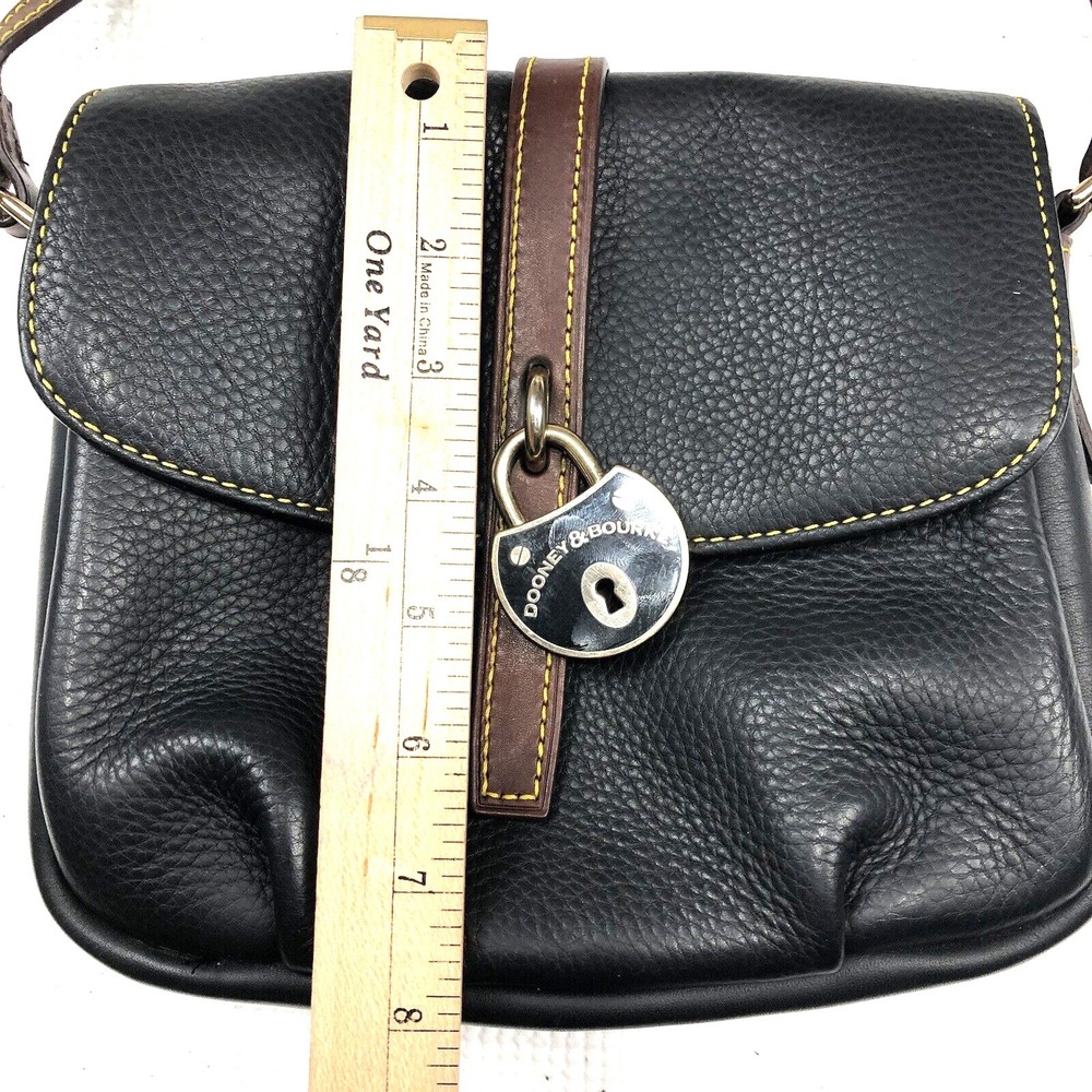 Dooney and Bourke Lock Leather Crossbody Shoulder hand bag Padlock - Picture 14 of 16